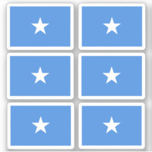De vlag van Somalië - een collectie Sticker
