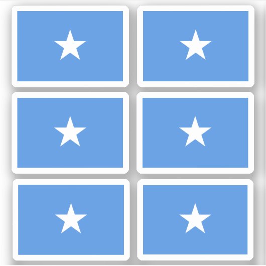 De vlag van Somalië - een collectie Sticker (Voorkant)