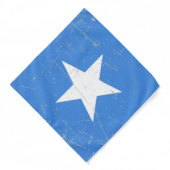 De vlag van Somalië, gesneden en gesneden Bandana (Front)