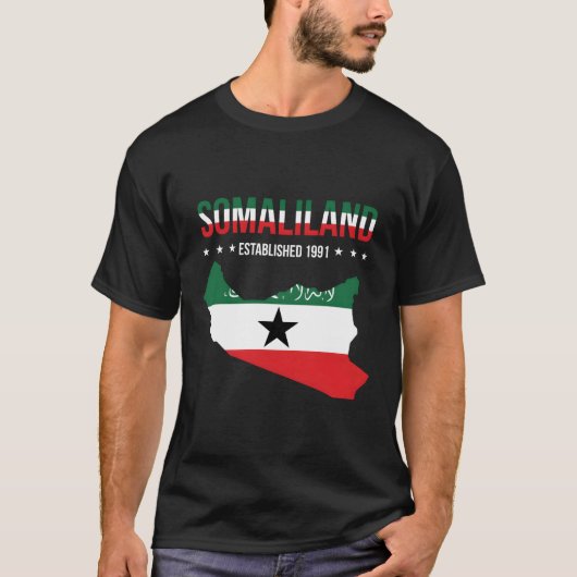 De vlag van Somaliland T-shirt (Voorkant)