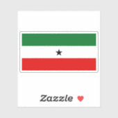 De vlag van Somaliland variant Sticker (Vel)