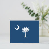 De vlag van South Carolina Briefkaart (Staand voorkant)