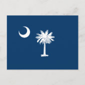 De vlag van South Carolina Briefkaart (Voorkant)