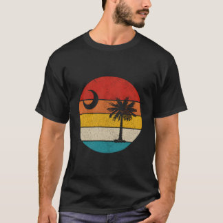 De  vlag van South Carolina is Palmetto Moon Sc T-shirt