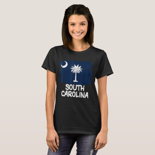 De vlag van South Carolina T-shirt (Voorkant volledig)