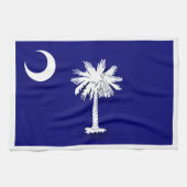 De vlag van South Carolina  Theedoek (Horizontaal)