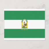 De vlag van Spanje Andalucia Briefkaart (Voorkant)
