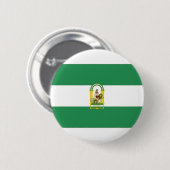 De vlag van Spanje Andalucia Ronde Button 5,7 Cm (Voorkant /achterkant)