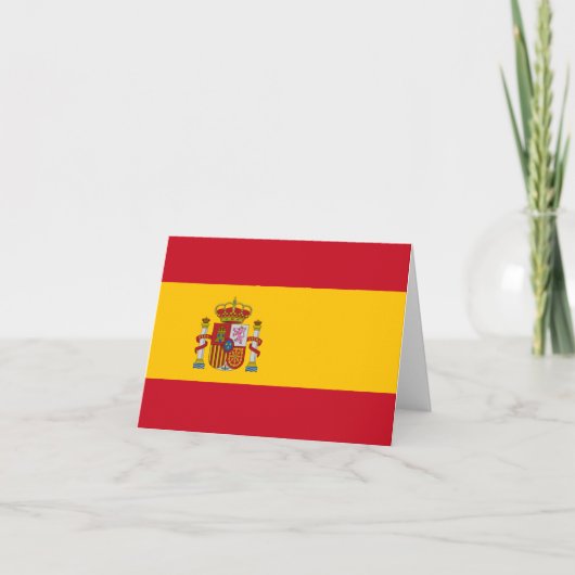 De Vlag van Spanje Kaart (Voorkant)