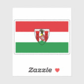 De vlag van Spremberg Sticker (Vel)