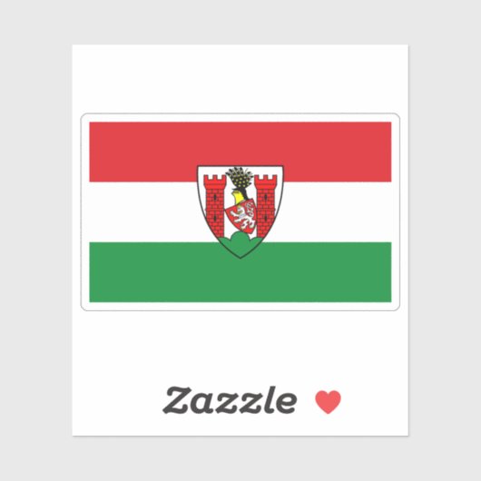 De vlag van Spremberg Sticker (Vel)