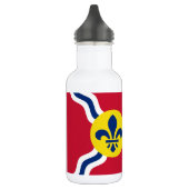 De vlag van St. Louis op de Liberty Bottle Waterfles (Links)