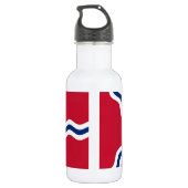 De vlag van St. Louis op de Liberty Bottle Waterfles (Achterkant)