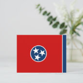 De vlag van Tennessee Briefkaart (Staand voorkant)