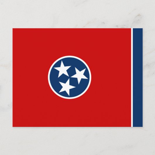 De vlag van Tennessee Briefkaart (Voorkant)