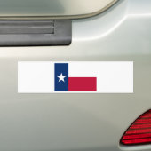 De vlag van Texas Bumpersticker (Op auto)