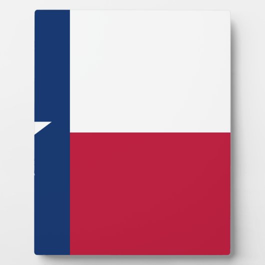 De vlag van Texas Fotoplaat (Voorkant)