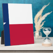 De vlag van Texas Fotoplaat (Zijkant)