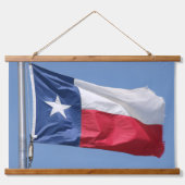 De vlag van Texas Hangend Wandkleed (Voorkant)