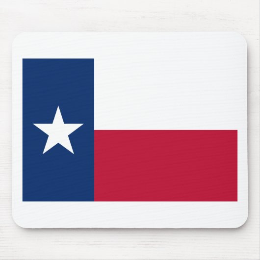 De vlag van Texas Muismat (Voorkant)