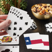 De vlag van Texas Pokerkaarten (Insitu)