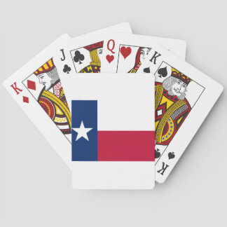 De vlag van Texas Pokerkaarten