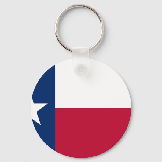 De vlag van Texas Sleutelhanger (Voorkant)