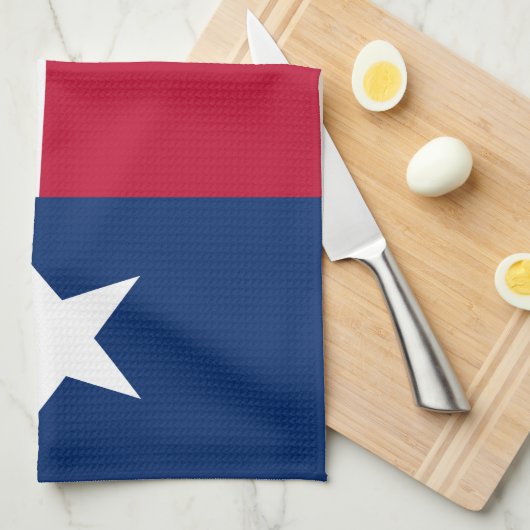 De vlag van Texas Theedoek (Quarter Fold)