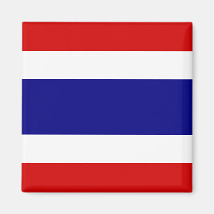 De vlag van Thailand Magneet