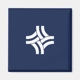 De vlag van Thornton (Colorado) Magneet