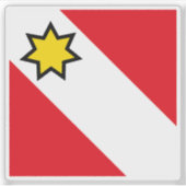 De vlag van Thun Sticker (Voorkant)