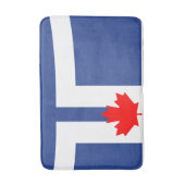 De vlag van Toronto (Canada) Badmat (Voorkant Verticaal)