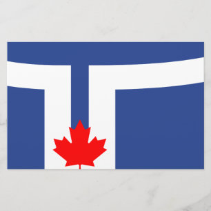 De vlag van Toronto (Canada) Briefpapier