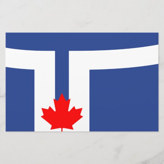De vlag van Toronto (Canada) Briefpapier (Voorkant)