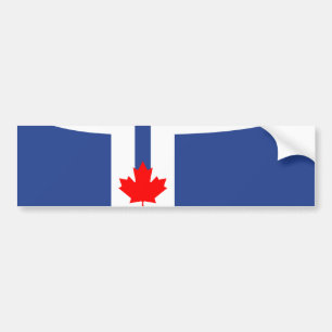 De vlag van Toronto (Canada) Bumpersticker