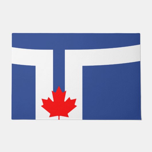 De vlag van Toronto (Canada) Deurmat (Voorkant)