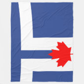 De vlag van Toronto (Canada) Fleece Deken (Voorkant)