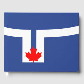 De vlag van Toronto (Canada) Gastenboek (Voorkant)