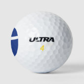 De vlag van Toronto (Canada) Golfballen (Logo)