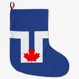 De vlag van Toronto (Canada) Grote Kerstsok
