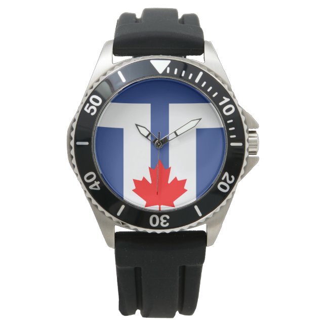 De vlag van Toronto (Canada) Horloge (Voorkant)