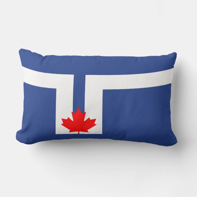 De vlag van Toronto (Canada) Kussen (Voorkant)
