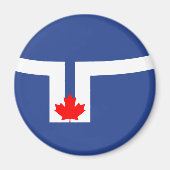 De vlag van Toronto (Canada) Magneet (Voorkant)