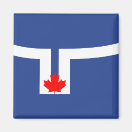 De vlag van Toronto (Canada) Magneet