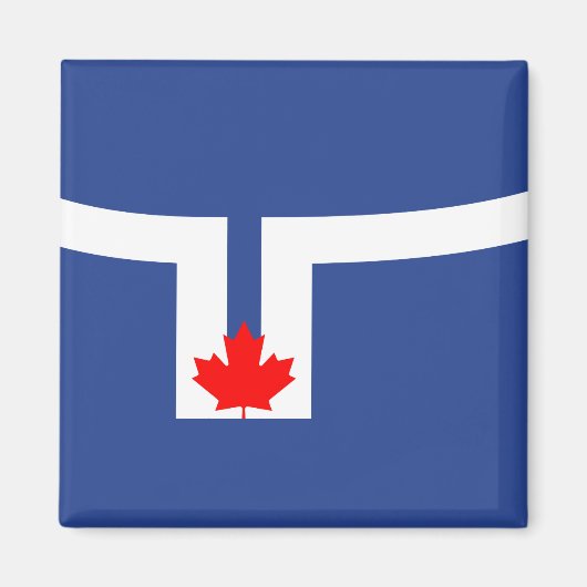 De vlag van Toronto (Canada) Magneet (Voorkant)