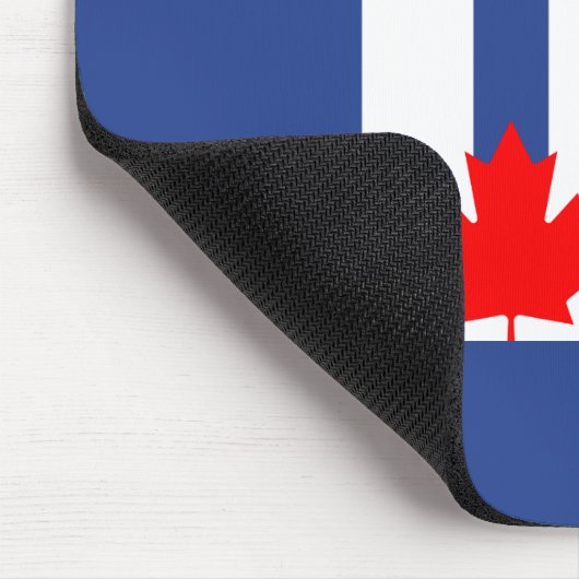 De vlag van Toronto (Canada) Muismat (Hoek)