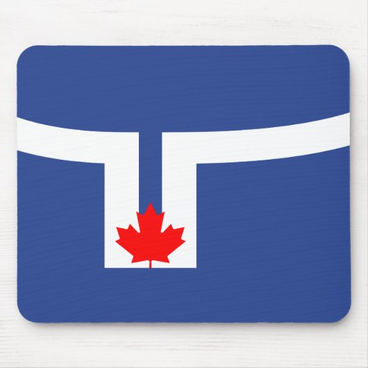 De vlag van Toronto (Canada) Muismat (Voorkant)