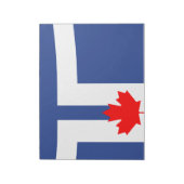 De vlag van Toronto (Canada) Notitieblok (Linkerzijde)