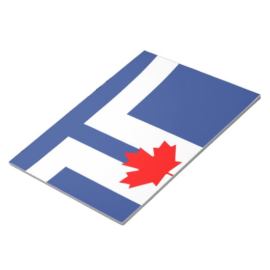 De vlag van Toronto (Canada) Notitieblok (Schuin)