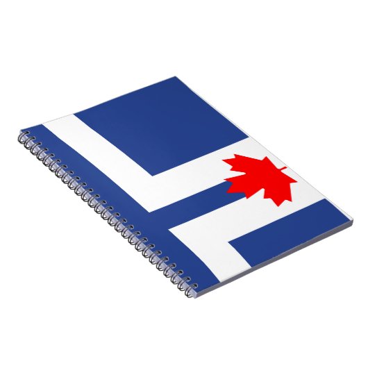 De vlag van Toronto (Canada) Notitieboek (Rechterzijde)